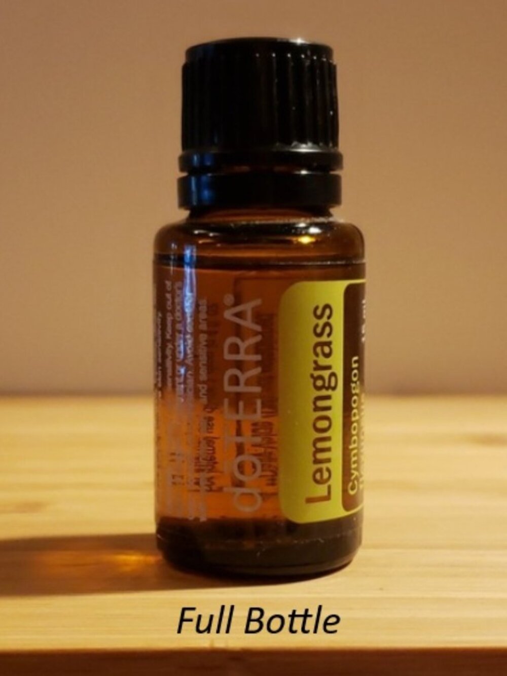 LemonGrass Essential Oil by Do TERRA - Full 15mL Bottle